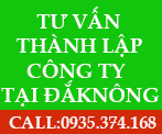 Dịch vụ thành lập công ty tại Đắk Nông